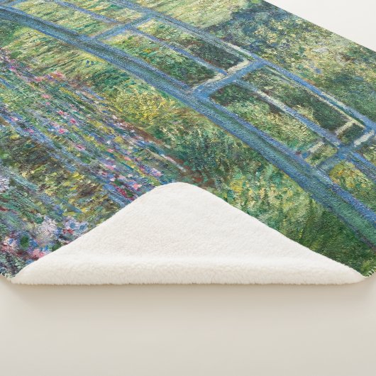 Claude Monet - Wasserliliensee, grüne Harmonie Sherpadecke (3/4)