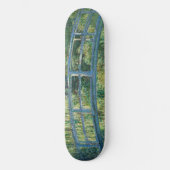 Claude Monet - Wasserliliensee, grüne Harmonie Skateboard (Vorderseite)