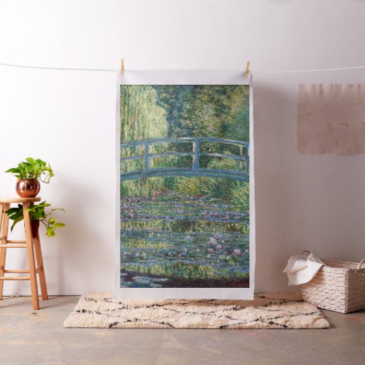 Claude Monet - Wasserliliensee, grüne Harmonie Stoff (Beispiel)