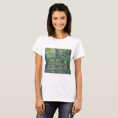 Claude Monet - Wasserliliensee, grüne Harmonie T-Shirt (Vorne ganz)