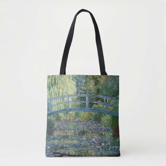 Claude Monet - Wasserliliensee, grüne Harmonie Tasche (Vorderseite)