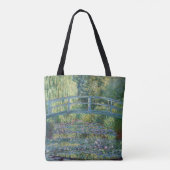 Claude Monet - Wasserliliensee, grüne Harmonie Tasche (Rückseite)