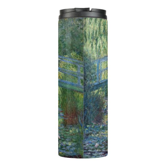 Claude Monet - Wasserliliensee, grüne Harmonie Thermosbecher (Rückseite)