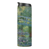 Claude Monet - Wasserliliensee, grüne Harmonie Thermosbecher (Nach rechts gedreht)