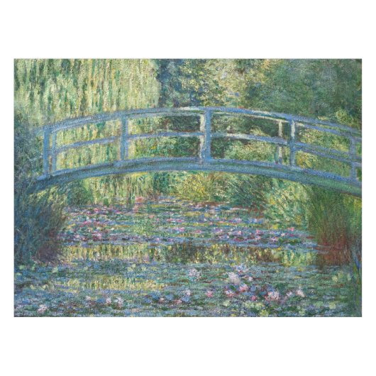 Claude Monet - Wasserliliensee, grüne Harmonie Tischdecke (Vorderseite (Horizontal))