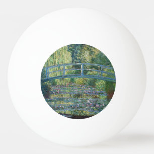 Claude Monet - Wasserliliensee, grüne Harmonie Tischtennisball