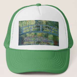 Claude Monet - Wasserliliensee, grüne Harmonie Truckerkappe