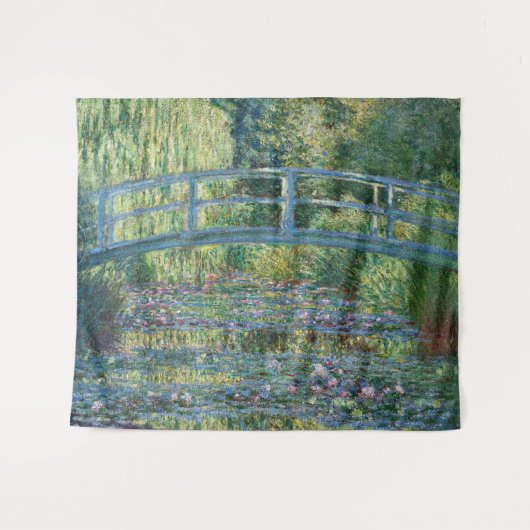 Claude Monet - Wasserliliensee, grüne Harmonie Wandteppich (Vorderseite (Horizontal))