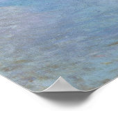 Claude Monet | Wasserloo-Brücke: Wirkung des Nebel Poster (Ecke)