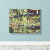 Claude Monet - Wate rlily Pond Pink Harmony Leinwanddruck (Insitu (Holzboden))