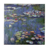 Claude Monet Water Lilie Fliese (Vorderseite)