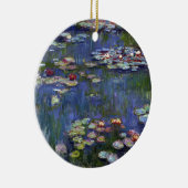 Claude Monet Water Lilie Keramik Ornament (Rechts)