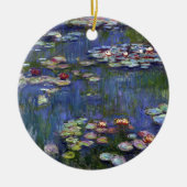 Claude Monet Water Lilie Keramik Ornament (Vorne)