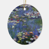 Claude Monet Water Lilie Keramik Ornament (Links)