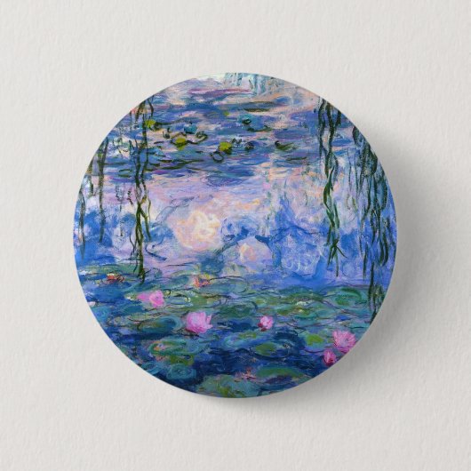 Claude Monet Water Lilien 1919 Button (Vorderseite)