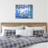 Claude Monet Water Lilien 1919 Leinwand (Insitu (Schlafzimmer))