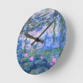 Claude Monet Water Lilien 1919 Runde Wanduhr (Winkel)