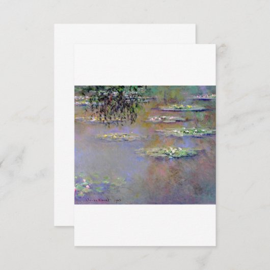 Claude Monet - Water Lilies 1903 Save The Date (Vorne/Hinten)