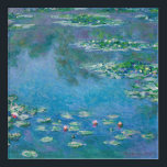 Claude Monet - Water Lilies 1906 Acryl Wandkunst<br><div class="desc">Water Lilies (Nympheas) - Claude Monet,  Oil on Leinwand,  1906</div>