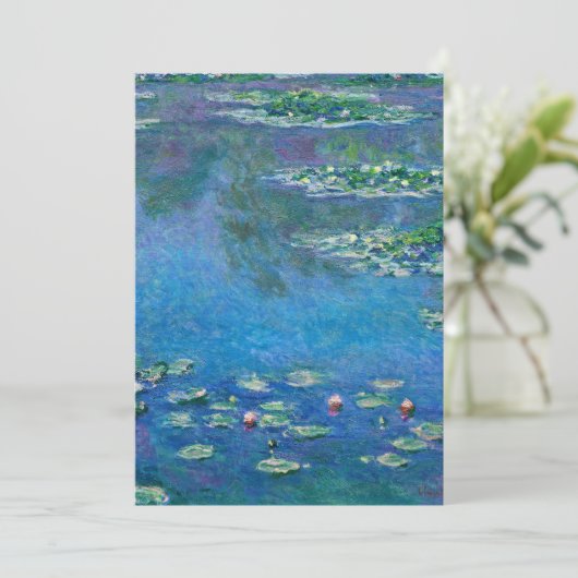 Claude Monet - Water Lilies 1906 Ankündigung (Stehend Vorderseite)