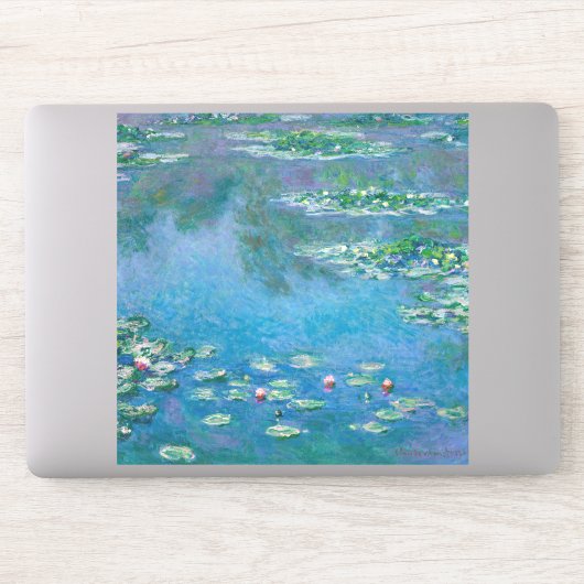 Claude Monet - Water Lilies 1906 Aufkleber (Computer)