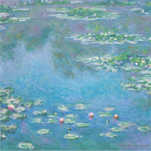Claude Monet - Water Lilies 1906 Aufkleber (Vorderseite)