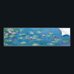 Claude Monet - Water Lilies 1906 Autoaufkleber<br><div class="desc">Water Lilies (Nympheas) - Claude Monet,  Oil on Leinwand,  1906</div>