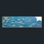 Claude Monet - Water Lilies 1906 Autoaufkleber<br><div class="desc">Water Lilies (Nympheas) - Claude Monet,  Oil on Leinwand,  1906</div>