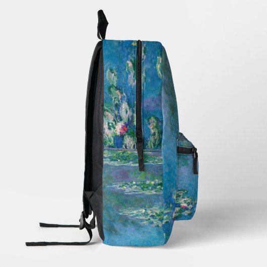 Claude Monet - Water Lilies 1906 Bedruckter Rucksack (Links)