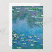 Claude Monet - Water Lilies 1906 Einladung (Vorne/Hinten)