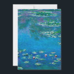 Claude Monet - Water Lilies 1906 Feiertagskarte<br><div class="desc">Claude Monet - Water Lilies 1906.</div>