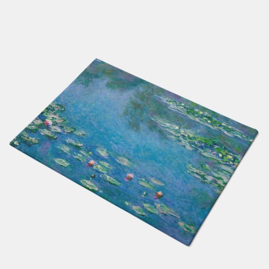 Claude Monet - Water Lilies 1906 Fußmatte (Schrägansicht)