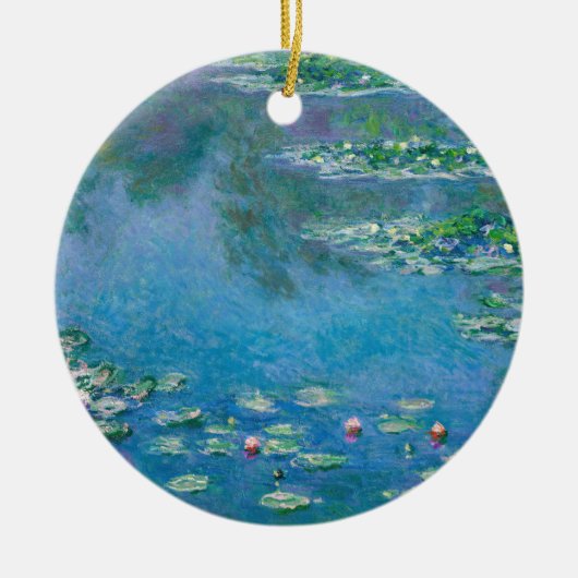 Claude Monet - Water Lilies 1906 Keramik Ornament (Vorne)