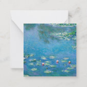 Claude Monet - Water Lilies 1906 Mitteilungskarte (Rückseite)