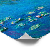 Claude Monet - Water Lilies 1906 Poster (Ecke)