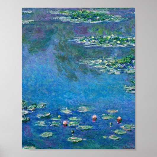 Claude Monet - Water Lilies 1906 Poster (Vorne)