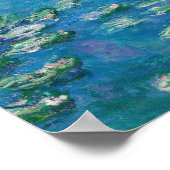 Claude Monet - Water Lilies 1906 Poster (Ecke)