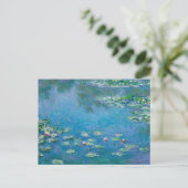 Claude Monet - Water Lilies 1906 Postkarte (Stehend Vorderseite)