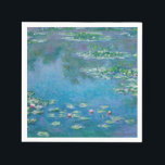 Claude Monet - Water Lilies 1906 Serviette<br><div class="desc">Water Lilies (Nympheas) - Claude Monet,  Oil on Leinwand,  1906</div>