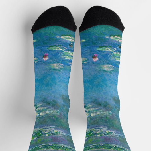 Claude Monet - Water Lilies 1906 Socken (Oben)