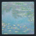 Claude Monet - Water Lilies 1906 Steinuntersetzer<br><div class="desc">Water Lilies (Nympheas) - Claude Monet,  Oil on Leinwand,  1906</div>