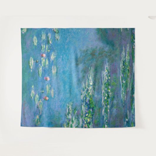 Claude Monet - Water Lilies 1906 Wandteppich (Vorderseite (Horizontal))