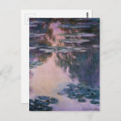 Claude Monet Water Lilies, 1907 GalleryHD Fine Art Postkarte (Vorne/Hinten)