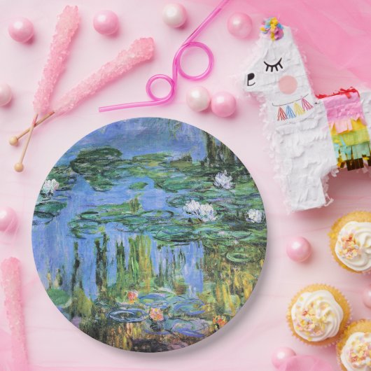 Claude Monet - Water Lilies, 1914-1915 Pappteller (Party)