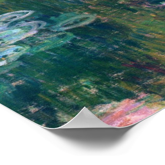 Claude Monet - Water Lilies, 1914 Poster (Ecke)