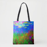 Claude Monet Water Lilies 1915 Tasche<br><div class="desc">Farbe verbessert Wasser Lilien Malerei von Claude Monet. Jede Seite zeigt ein anderes Detail des Wandbildes.</div>