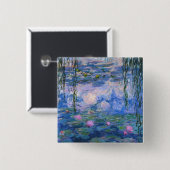 Claude Monet - Water Lilies, 1916 Button (Vorne & Hinten)