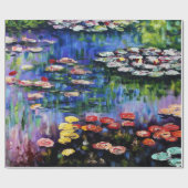 Claude Monet Water Lilies 1916 Fine Art Geschenkpapier (Flach)