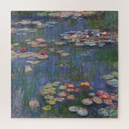Claude Monet Water Lilies 1916 Fine Art Puzzle (Vertikal)