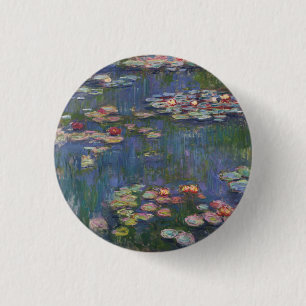 Claude Monet Water Lilies 1916 Kunst Button
